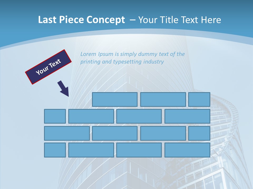 Financial High Beam PowerPoint Template