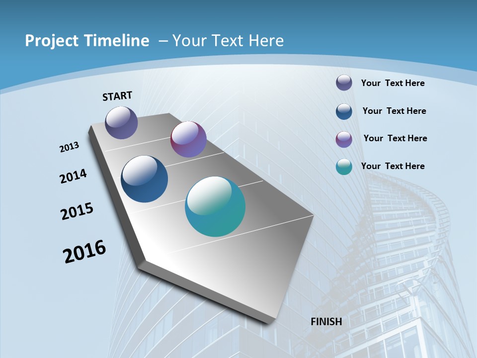 Financial High Beam PowerPoint Template