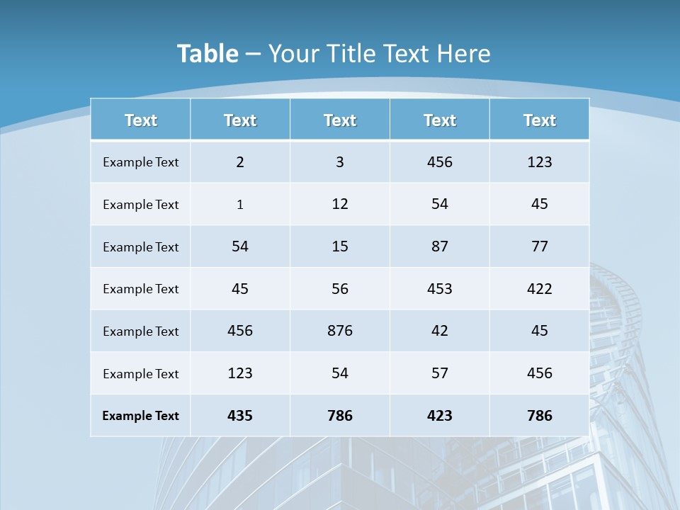 Financial High Beam PowerPoint Template