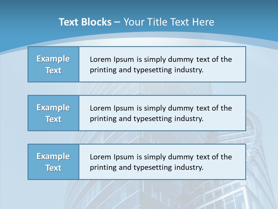 Financial High Beam PowerPoint Template