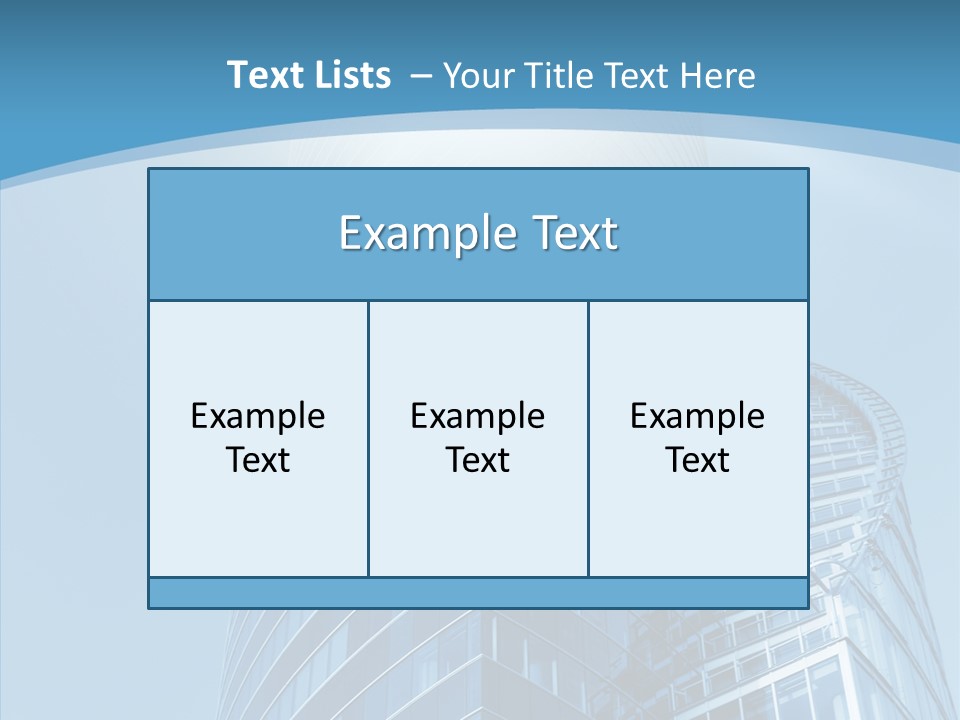 Financial High Beam PowerPoint Template