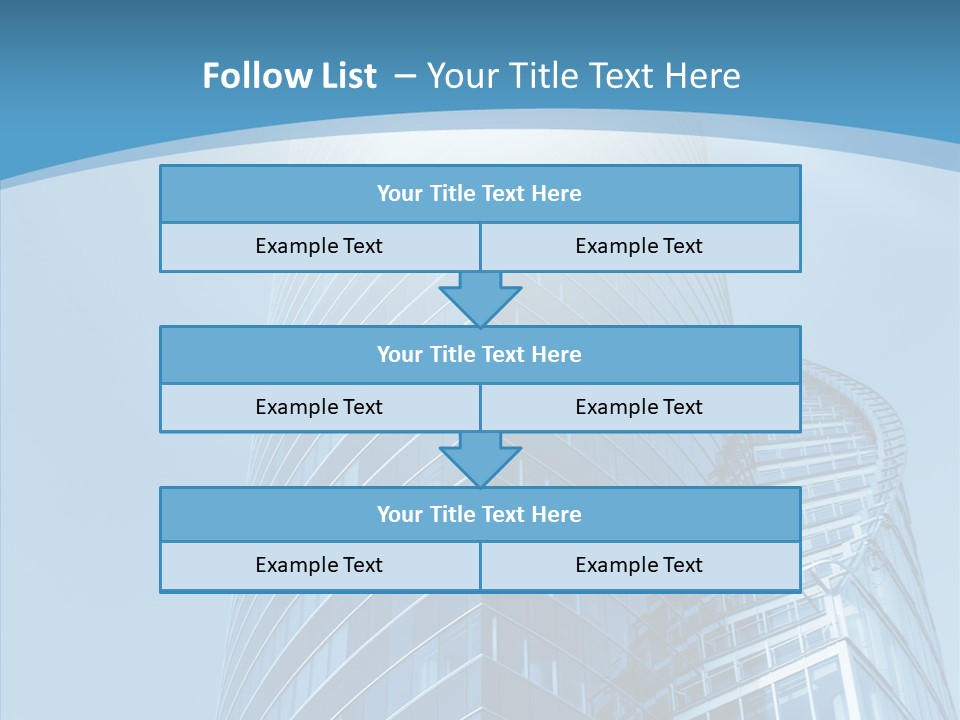 Financial High Beam PowerPoint Template