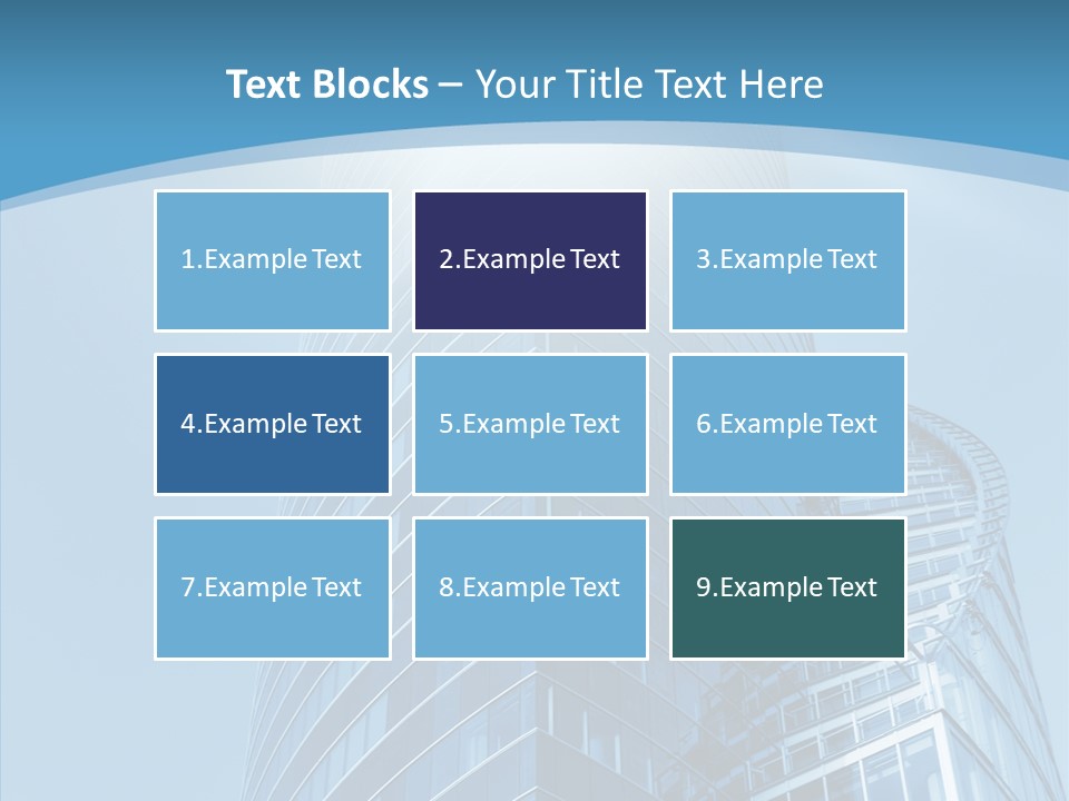 Financial High Beam PowerPoint Template
