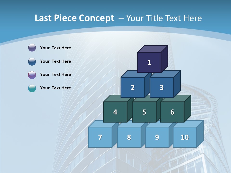 Financial High Beam PowerPoint Template