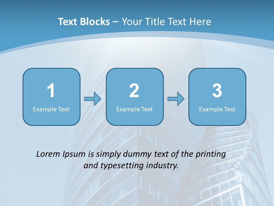 Financial High Beam PowerPoint Template
