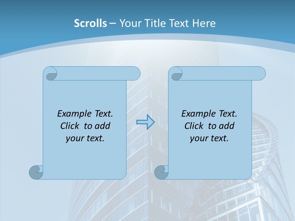 Financial High Beam PowerPoint Template
