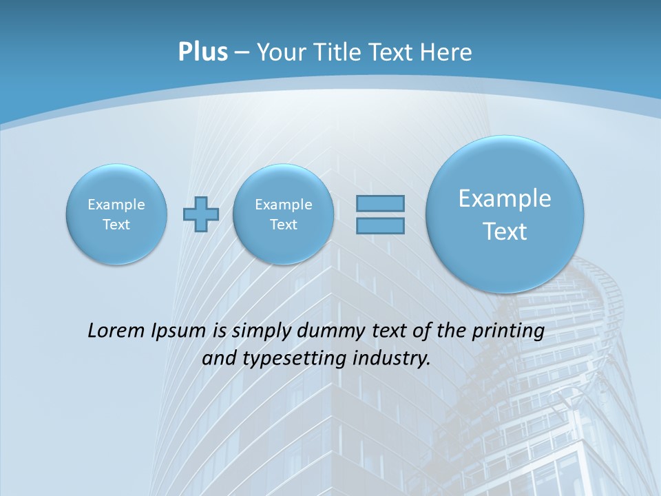 Financial High Beam PowerPoint Template