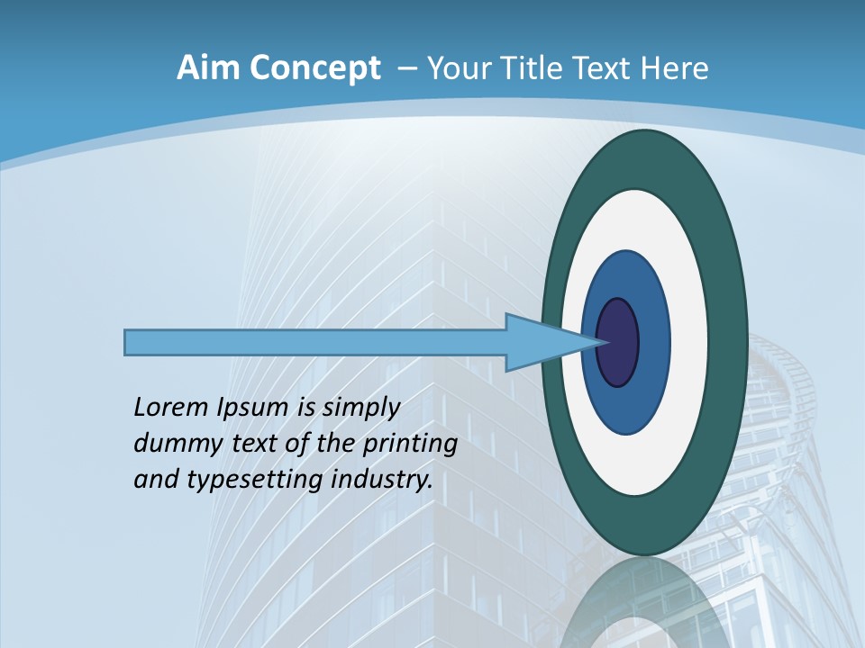 Financial High Beam PowerPoint Template