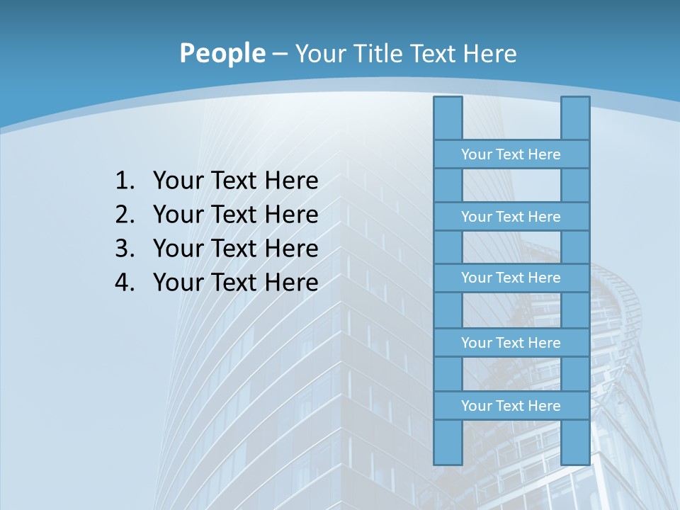 Financial High Beam PowerPoint Template