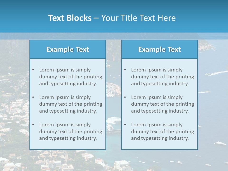 Italy Rocks Road PowerPoint Template