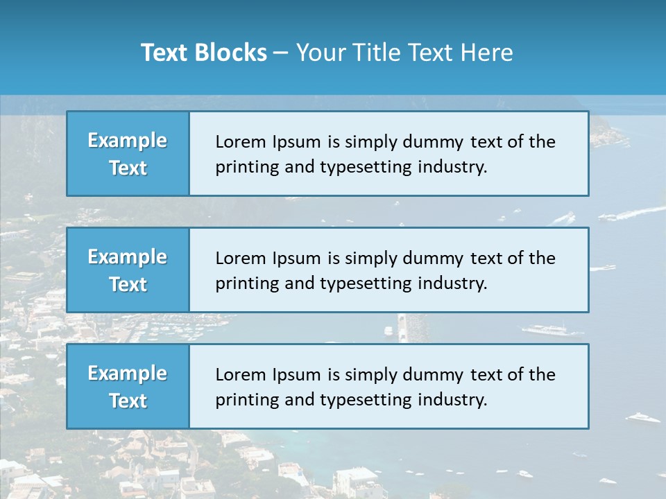 Italy Rocks Road PowerPoint Template