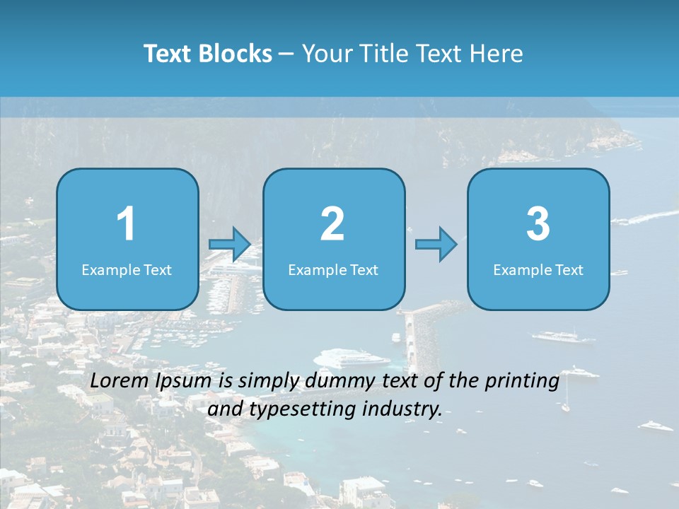 Italy Rocks Road PowerPoint Template