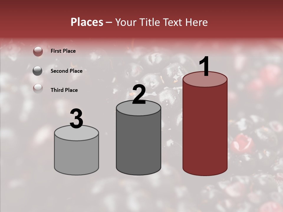 Ripe Dessert Purple PowerPoint Template