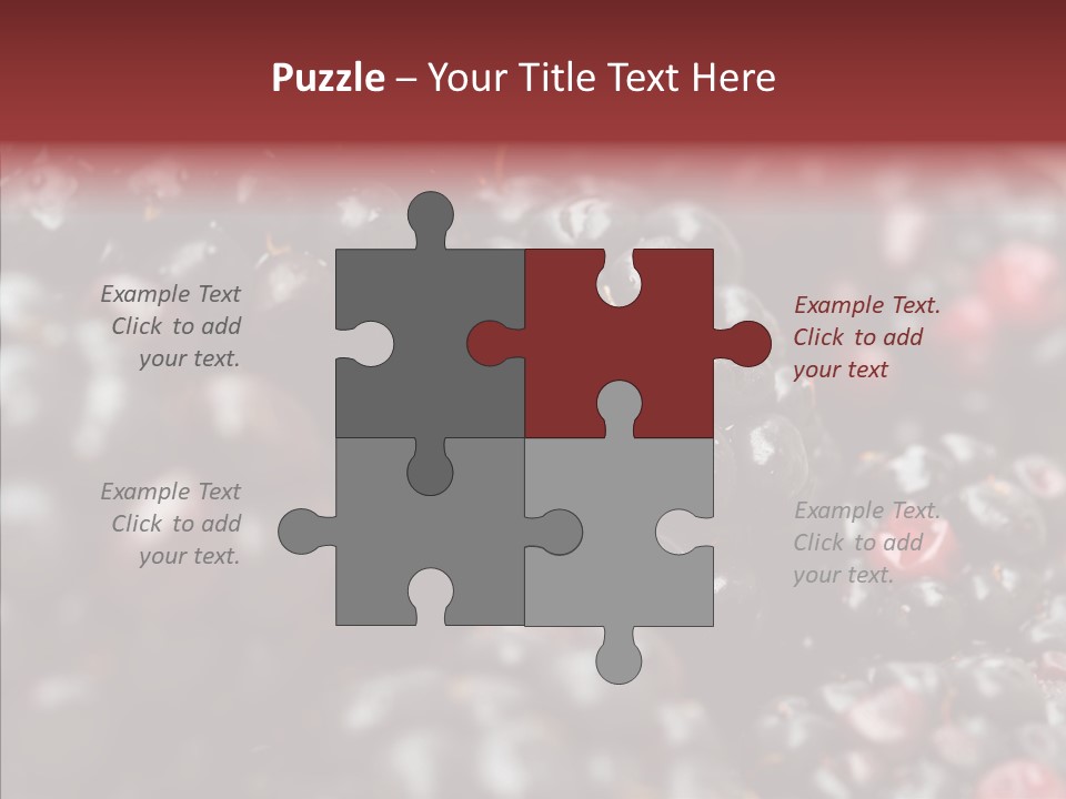Ripe Dessert Purple PowerPoint Template