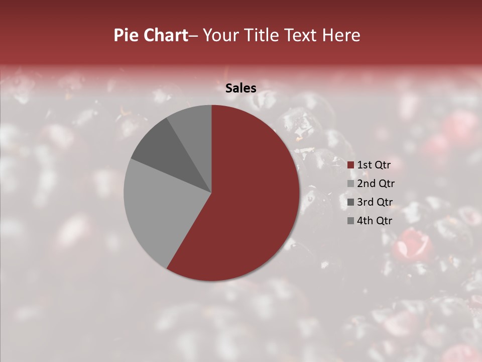 Ripe Dessert Purple PowerPoint Template