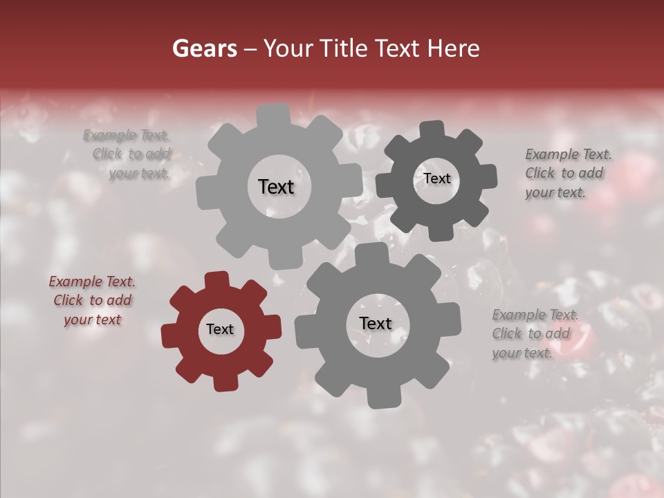 Ripe Dessert Purple PowerPoint Template