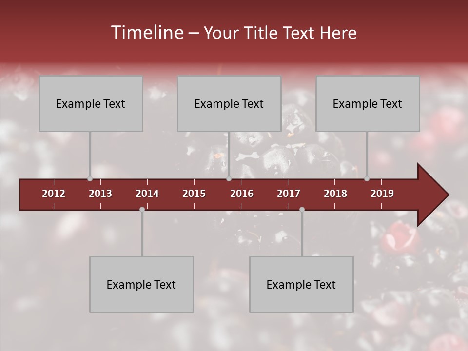 Ripe Dessert Purple PowerPoint Template