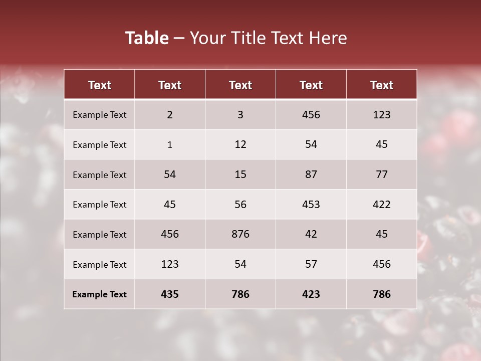 Ripe Dessert Purple PowerPoint Template