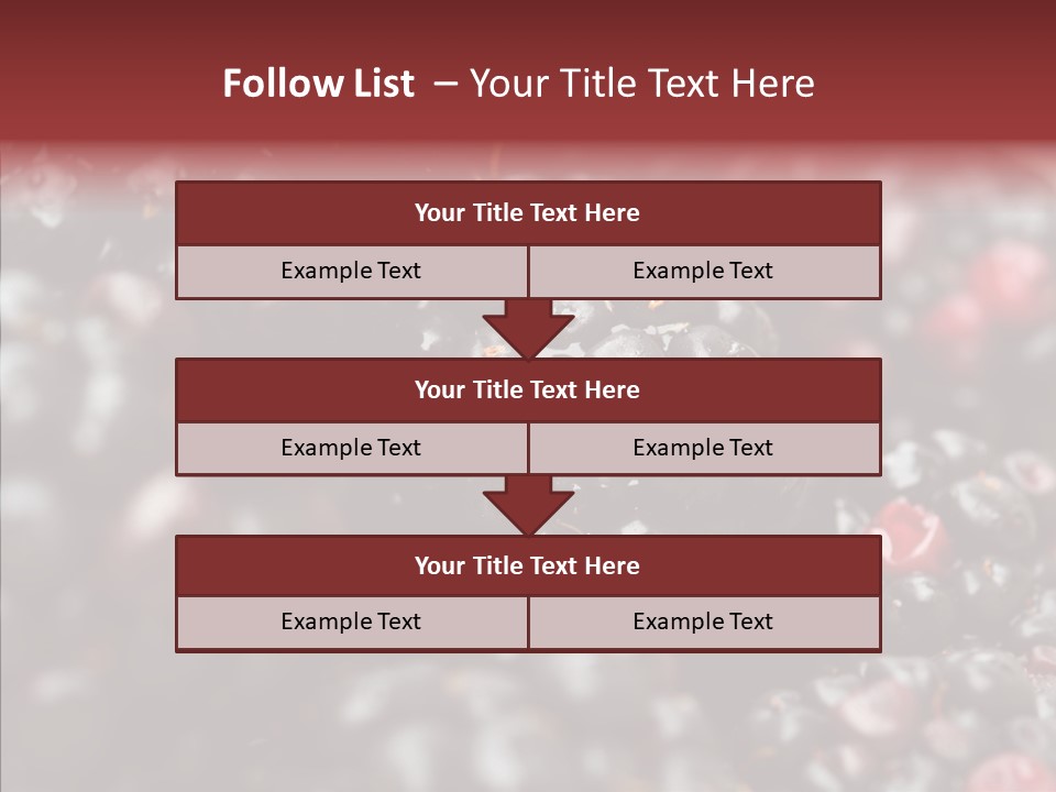Ripe Dessert Purple PowerPoint Template