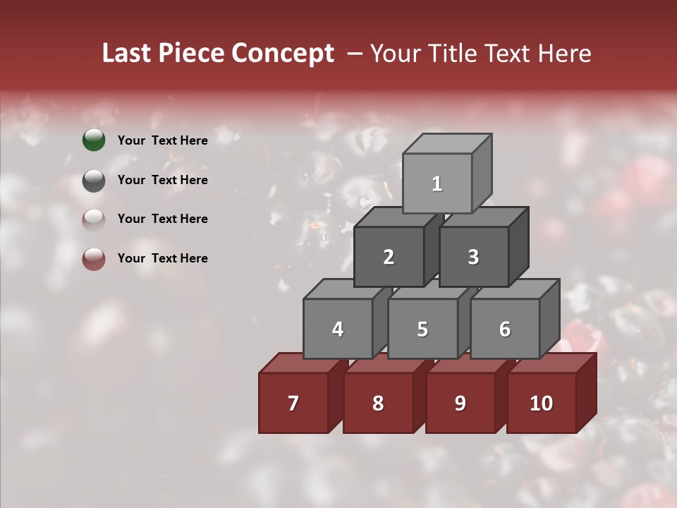 Ripe Dessert Purple PowerPoint Template