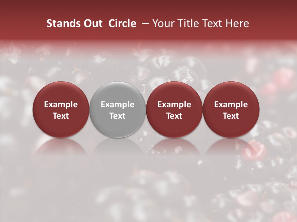 Ripe Dessert Purple PowerPoint Template