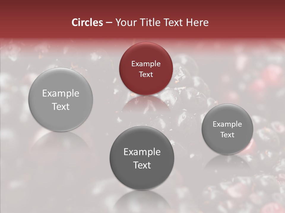 Ripe Dessert Purple PowerPoint Template