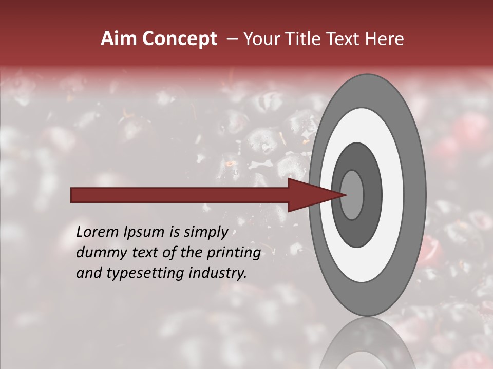 Ripe Dessert Purple PowerPoint Template