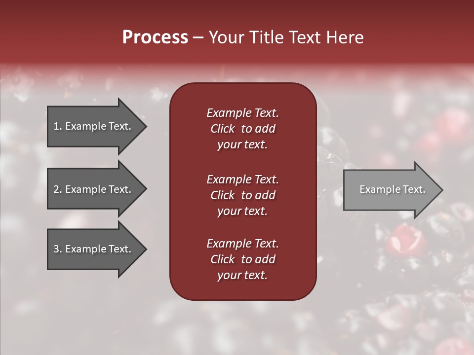 Ripe Dessert Purple PowerPoint Template