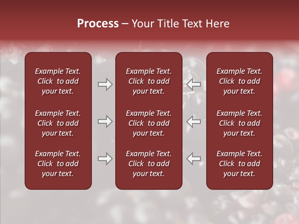 Ripe Dessert Purple PowerPoint Template