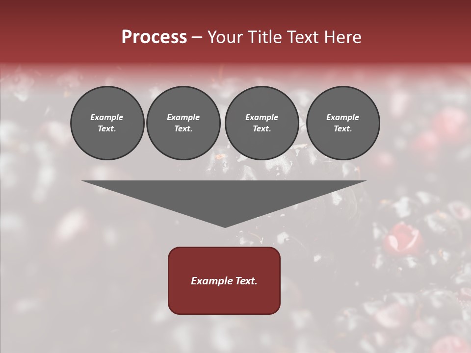 Ripe Dessert Purple PowerPoint Template