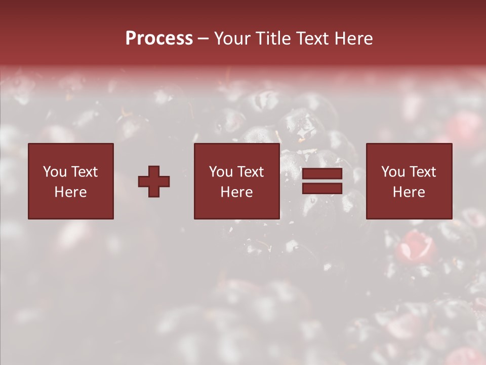 Ripe Dessert Purple PowerPoint Template