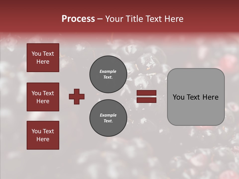 Ripe Dessert Purple PowerPoint Template
