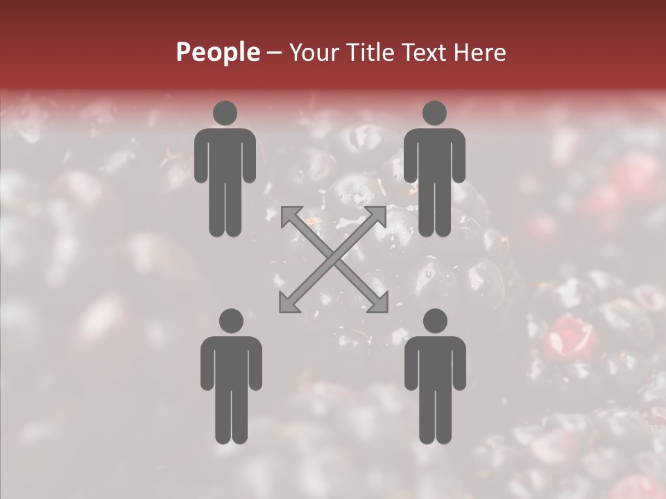 Ripe Dessert Purple PowerPoint Template