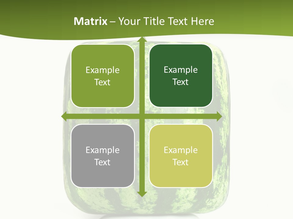 Vitamin Circle Snack PowerPoint Template