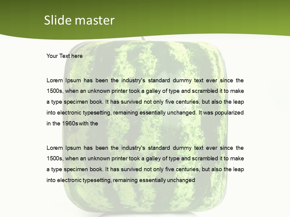 Vitamin Circle Snack PowerPoint Template
