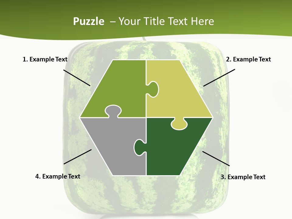 Vitamin Circle Snack PowerPoint Template