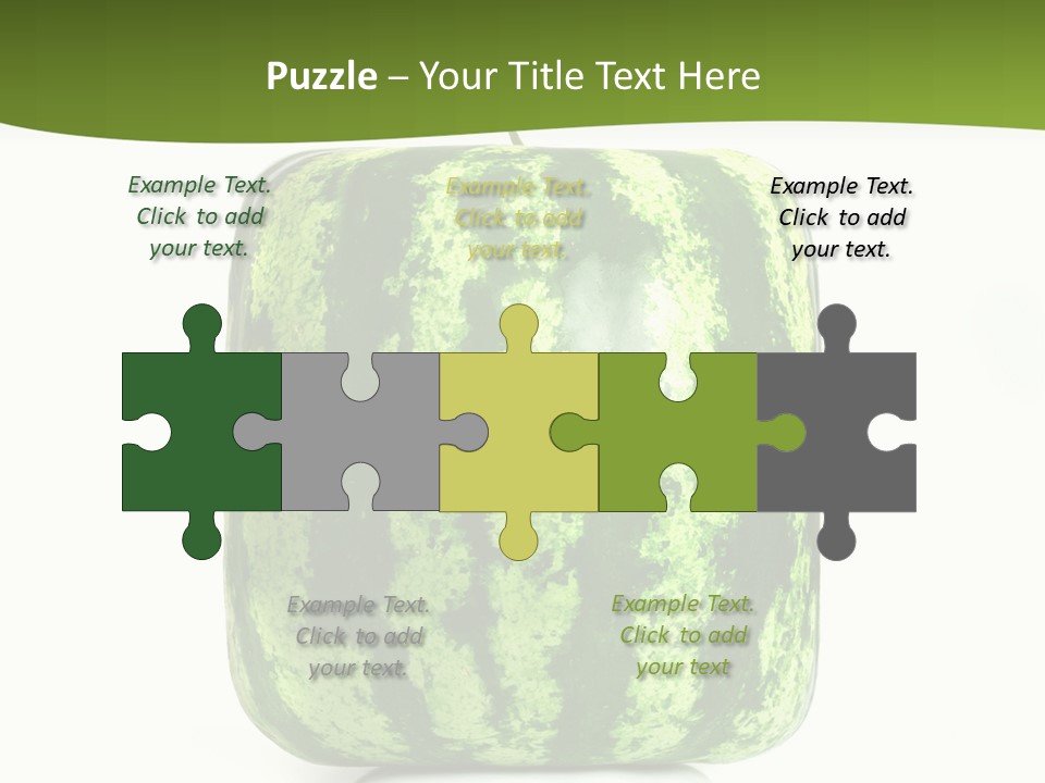 Vitamin Circle Snack PowerPoint Template