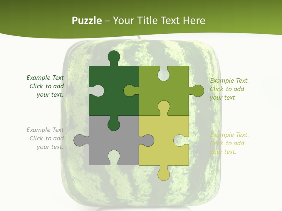 Vitamin Circle Snack PowerPoint Template