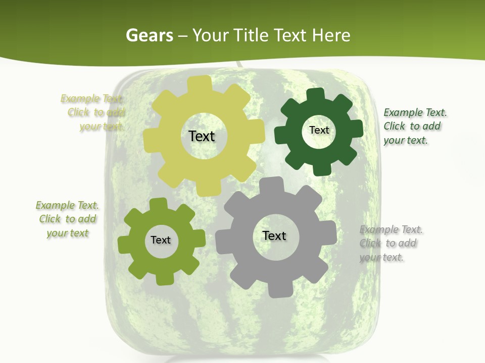 Vitamin Circle Snack PowerPoint Template