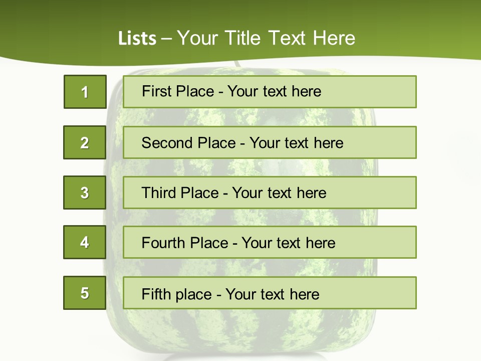 Vitamin Circle Snack PowerPoint Template