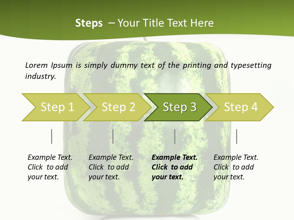 Vitamin Circle Snack PowerPoint Template