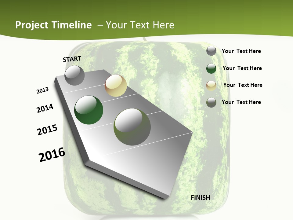 Vitamin Circle Snack PowerPoint Template