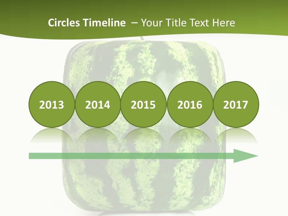 Vitamin Circle Snack PowerPoint Template