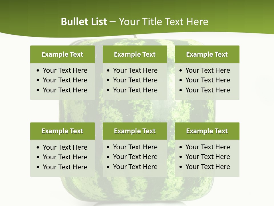Vitamin Circle Snack PowerPoint Template