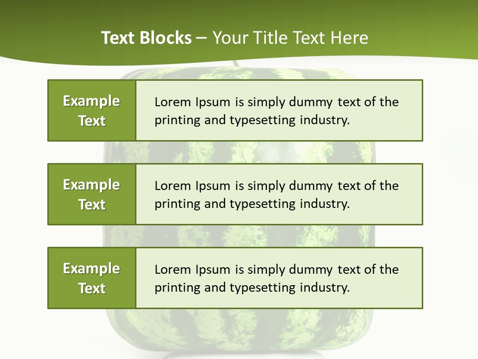 Vitamin Circle Snack PowerPoint Template