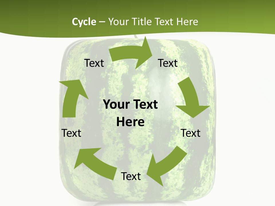 Vitamin Circle Snack PowerPoint Template