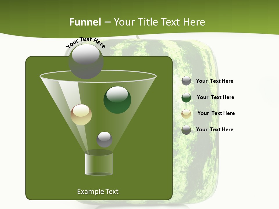 Vitamin Circle Snack PowerPoint Template