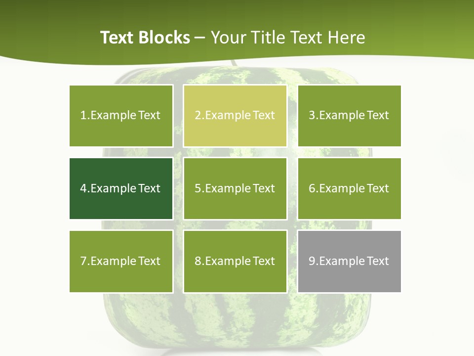 Vitamin Circle Snack PowerPoint Template