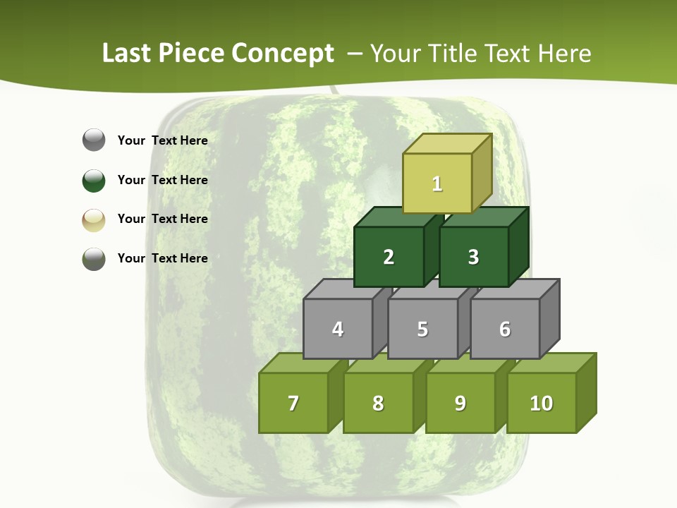 Vitamin Circle Snack PowerPoint Template