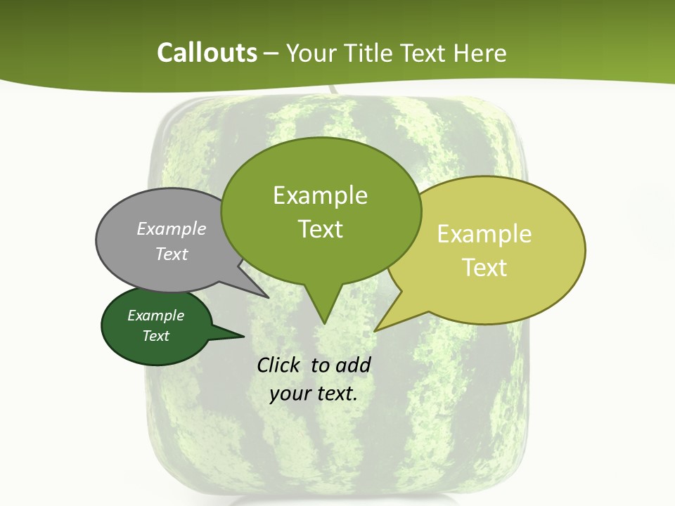 Vitamin Circle Snack PowerPoint Template